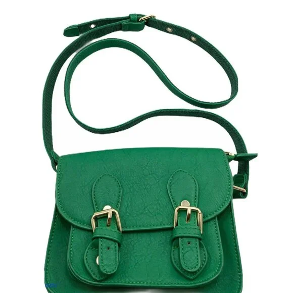 Charming Charlie Green Purse Handbag Shoulder Crossbody Satchel Bag - Picture 9 of 12